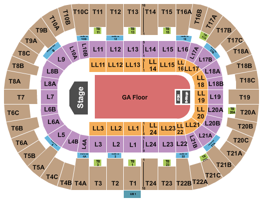 Pechanga Arena Tyler, The Creator Seating Chart